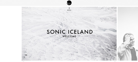 Sonic Iceland website design