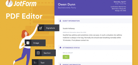 JotForm PDF Editor