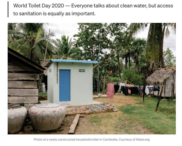 The Time to Invest In Sanitation is Now